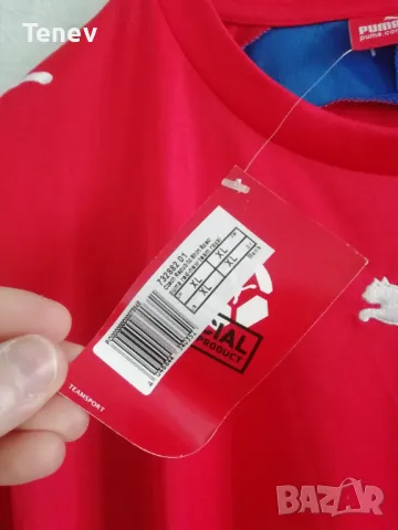 Чехия оригинална нова футболна тениска фланелка Czech Republic Puma от Световното 2006 XL , снимка 7 - Тениски - 49334279