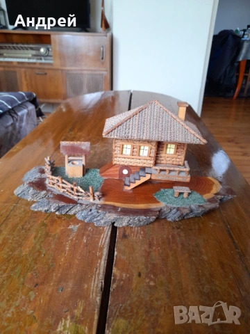 Стара дървена декорация,сувенир #14