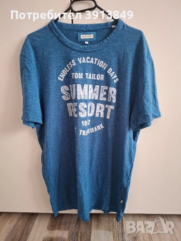 Мъжка тениска TOM TAILOR, снимка 2 - Тениски - 54156775