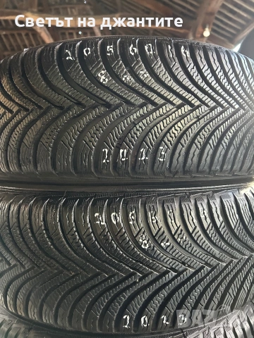 Гуми 205/60/16 Michelin Alpine 5 Зимни 4 броя, снимка 2 - Гуми и джанти - 53621131