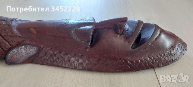 дърворезба масив Африка за ценители 60см , снимка 4 - Декорация за дома - 50713080