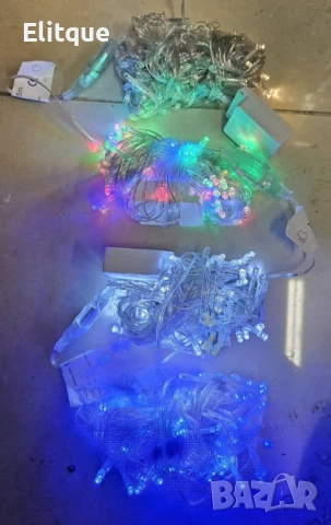 Коледни LED лампички, 100бр лампички/10 метра гирлянд.  , снимка 7 - Декорация за дома - 52904382