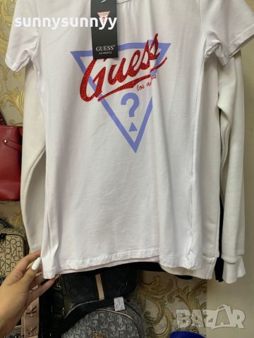 Дамски тениски Guess Gucci Off-white , снимка 5 - Тениски - 46632718