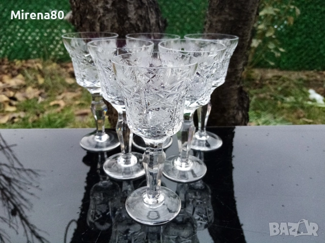 Кристален сервиз за ликьор - Югославия !