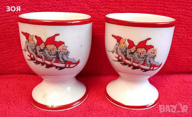 Оригинални поставки за яйца.За Великден.Норвегия.