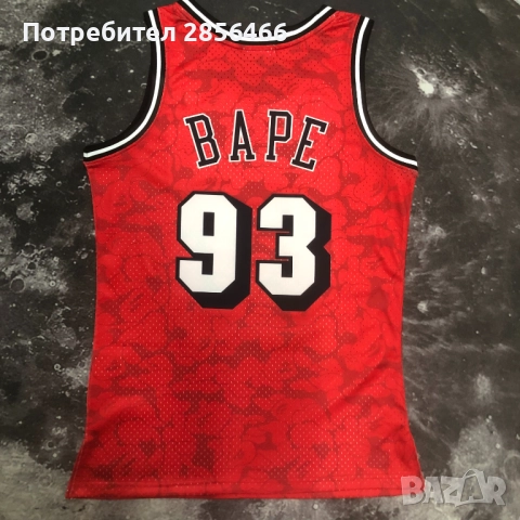 Мъжки потник Mitchell&Ness Bape 93 Miami Heat размер XXL, снимка 6 - Тениски - 52085151