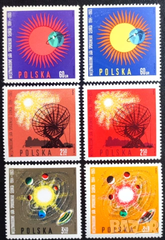 Полша, 1965 г. - лот марки на тема кораби, спорт, космос, история, олимпиада и др., снимка 3 - Филателия - 53301722