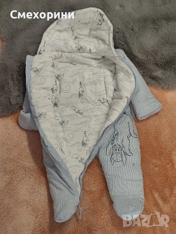 Бебешки ескимос 6-9 месеца Памучен космонавт Джордж , снимка 2 - Бебешки ескимоси - 53018545