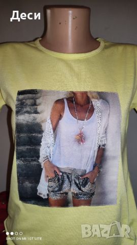 блузка с щампа, снимка 2 - Тениски - 45287333