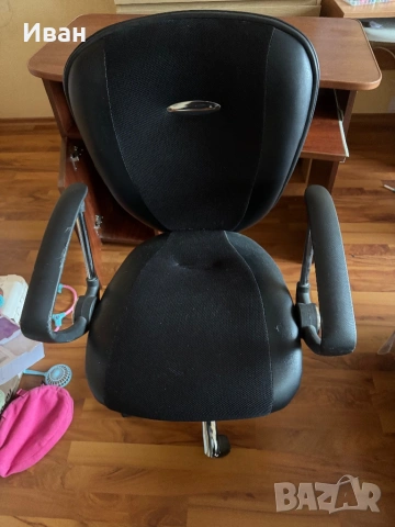 Бюро-100см.+офис стол, снимка 3 - Бюра - 53137827