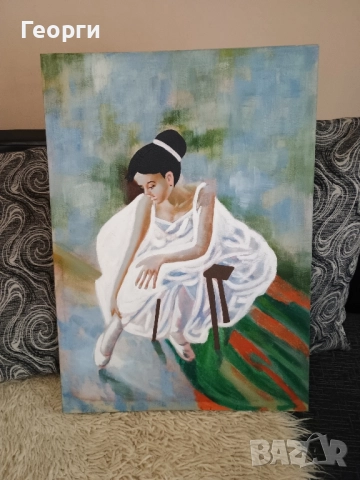 Рисувана картина-412, снимка 3 - Картини - 52132237