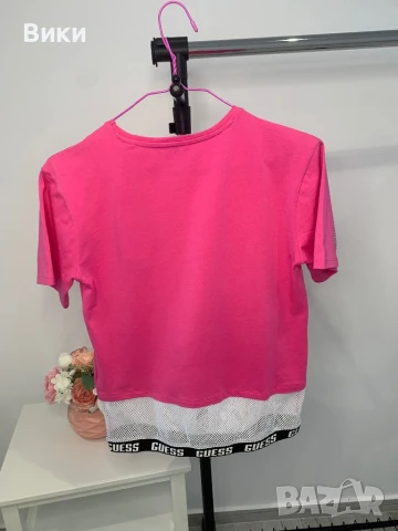 Нова тениска на Guess за 16г но е подходяща и за S размер , снимка 12 - Тениски - 50918259