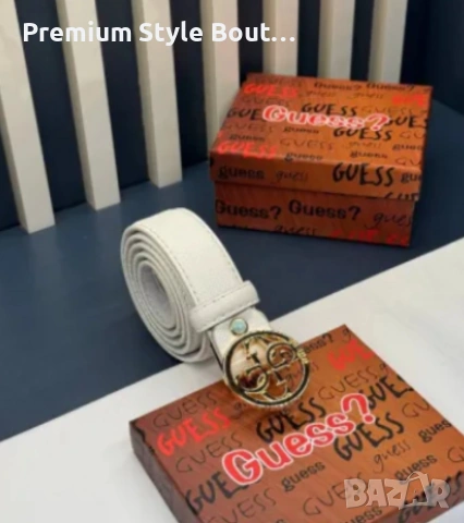 Колани guess от естествена кожа в кутия , снимка 3 - Колани - 53887381