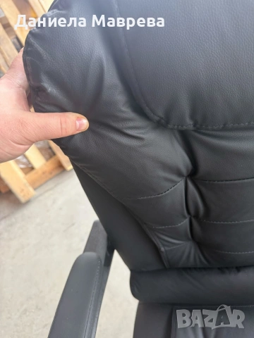 Ергономичен въртящ се офис стол с масаж и поставка за крака, снимка 8 - Столове за офис - 53391333