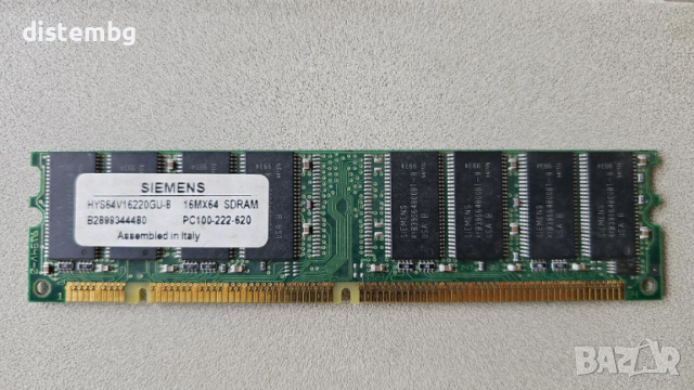 Памет 64MB PC100 168 PIN DIMM SDRAM