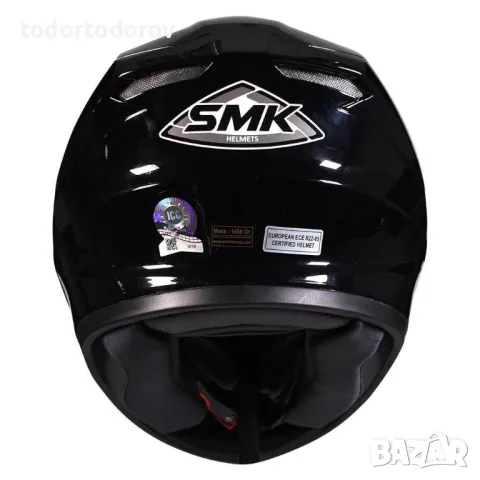 ПРОМОЦИЯ Мото каска мотор SMK STELLAR BLANK ,XXL 63-64 см.NEW, снимка 2 - Аксесоари и консумативи - 46958227