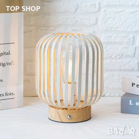 JHY DESIGN USB акумулаторна нощна лампа безжична метална клетка LED фенер, за декорация на парти