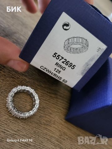 ПРЪСТЕН SWAROVSKI VITTORE 5562129, снимка 1 - Пръстени - 46556769