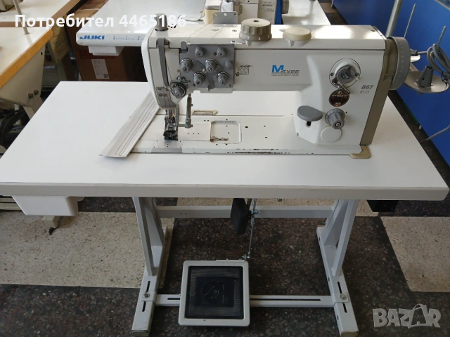 Двуиглова шевна машина с троен транспорт Durkopp Adler 867