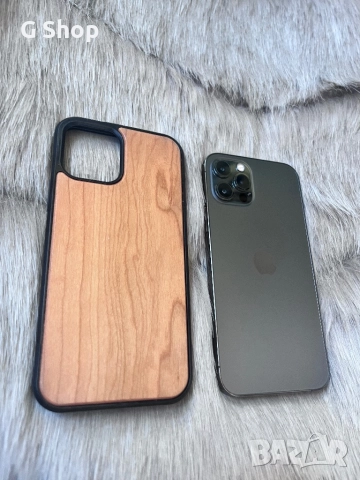 Кейс за айфон iphone 12 pro кафяв, снимка 2 - Калъфи, кейсове - 52426142