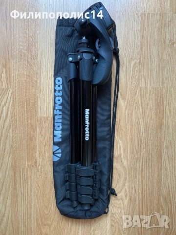Статив Manfrotto compact action, снимка 2 - Чанти, стативи, аксесоари - 54091763