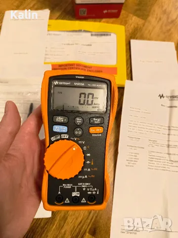 Agilent KEYSIGHT U1233A 6000 Count True RMS мултиметър, снимка 7 - Друга електроника - 49741158