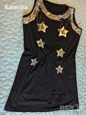 Черна риза + подарък туниката, снимка 3 - Ризи - 50167321