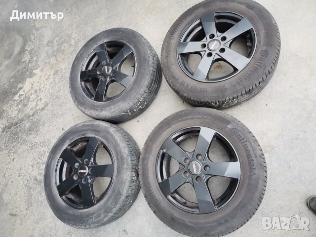 Лети джанти с гуми 195/65 R15, снимка 5 - Гуми и джанти - 52858464