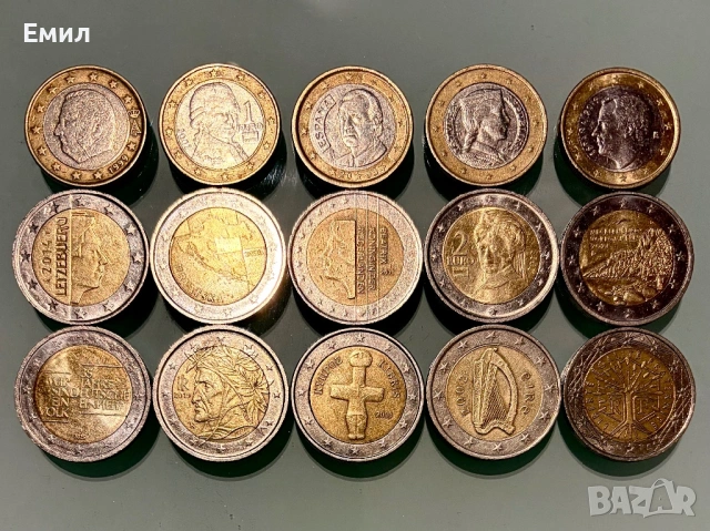 3 лота от Евро монети