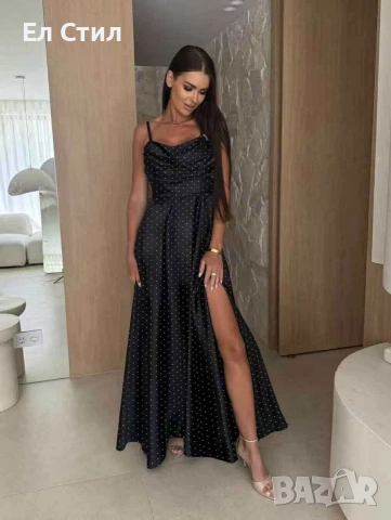 ⚜️Дълга сатенена рокля.50 евро.Универсален размер. , снимка 9 - Рокли - 53966992