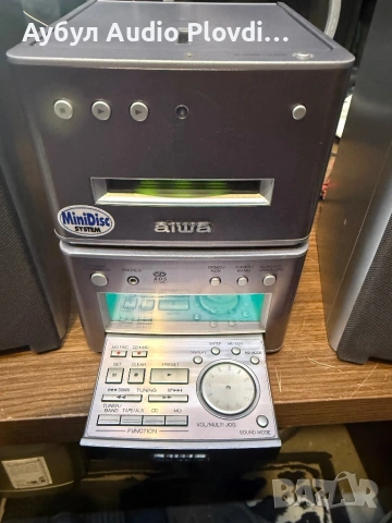 AİWA HR-MD90EZ MD-CD TUNER STREO Mini System , снимка 6 - Аудиосистеми - 54106762