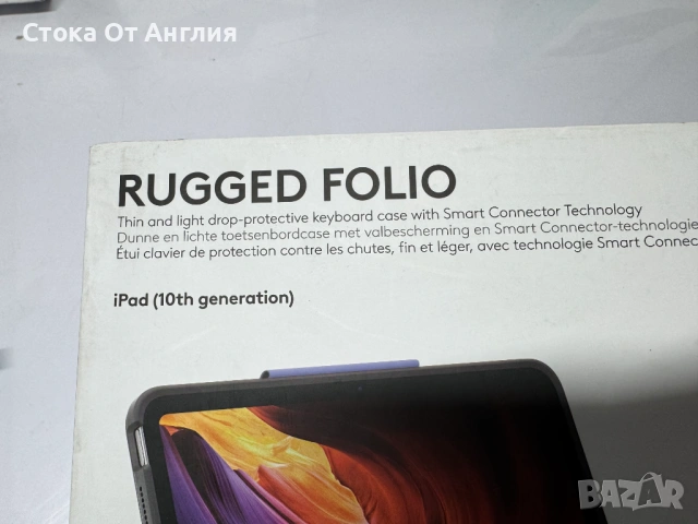 Клавиатура - Logitech Rugged Folio for iPad (10th gen) , снимка 6 - Клавиатури и мишки - 53869045