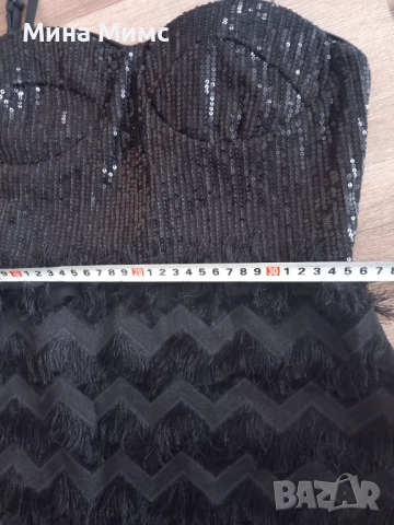 Черна официална рокля 