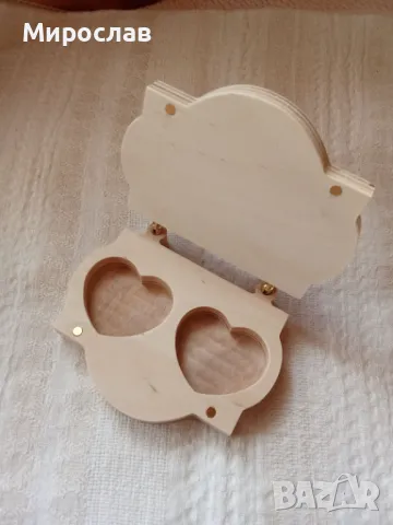 Сватбена кутийка за халки., снимка 4 - Подаръци за сватба - 49983372