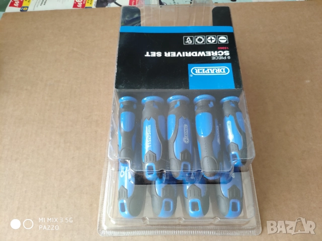 DRAPER 9броя отвертки NAPA 4броя отвертки тип звезда DRAPER 6броя отвертки, снимка 2 - Отвертки - 52924266