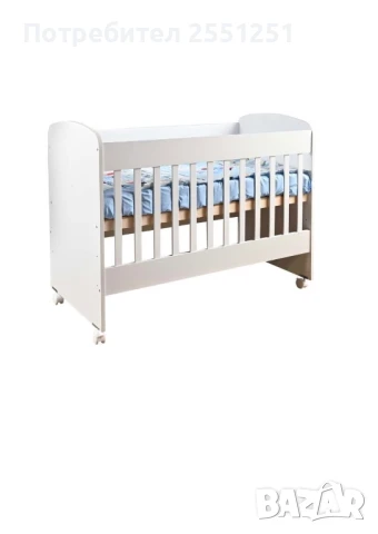 Продавам Бебешко Легло с Колела и Матрак 60X120СМ