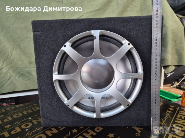 Комплект BLAUPUNKT бас каса + стъпало , снимка 6 - Ресийвъри, усилватели, смесителни пултове - 53387472