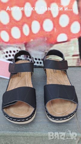 Английски дамски сандали, снимка 6 - Сандали - 46434391