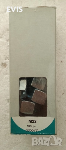 Гайки М22 – поцинковани, опаковка 10 бр.