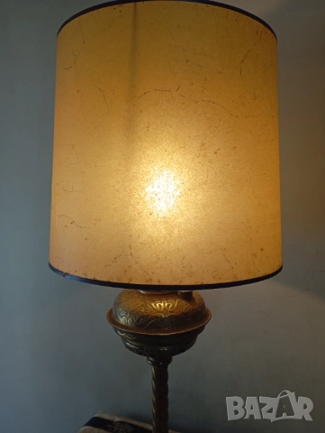 Винтидж настолна лампа, снимка 7 - Настолни лампи - 52537551