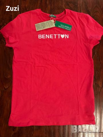 Benetton нова страхотна блуза, снимка 1 - Тениски - 46708897