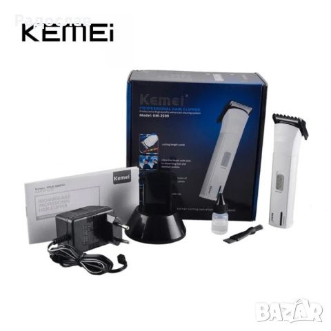 Безжичен тример за брада и тяло Kimei KM-2599  SHAV70, снимка 5 - Тримери - 51161812