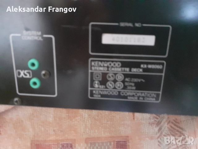 двукасетъчен дек KENWOOD модел KX - W 8060, снимка 8 - Декове - 52749063
