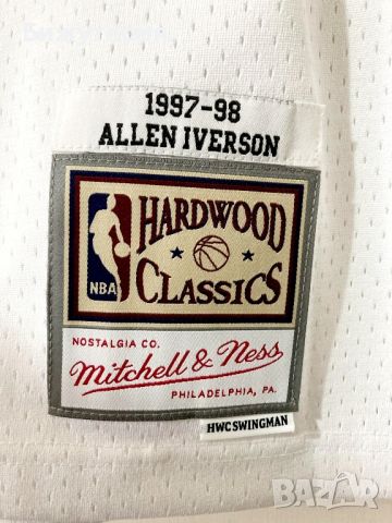 Оригинален мъжки баскетболен потник на Allen Iverson 1997-1998 , снимка 14 - Спортни дрехи, екипи - 45404669