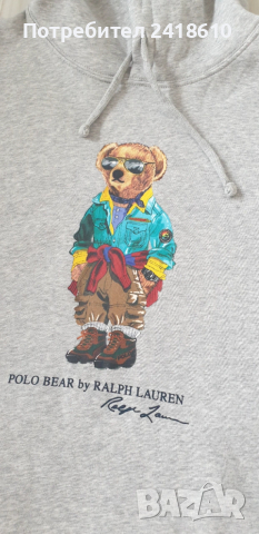 POLO Ralph Lauren Bear Hoodie Mens Size L НОВО! ОРИГИНАЛ! Мъжки Суичър!, снимка 11 - Суичъри - 53286383