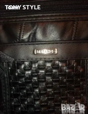 STEFANO Оригинал Нова Кожена Дамска Чанта, снимка 7 - Чанти - 51696611