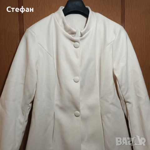 Ново бяло дамско сако за сезони пролет- есен, снимка 3 - Якета - 54044746