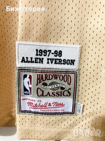 Оригинален баскетболен мъжки потник на Allen Iverson 1997-1998 , снимка 8 - Спортни дрехи, екипи - 45154761