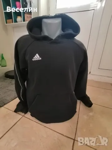 Суичър, худи Adidas, M, снимка 1 - Суичъри - 47469786