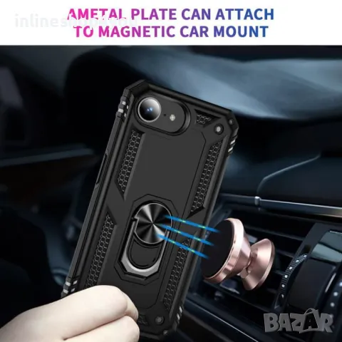 Удароустойчив Кейс RingCase за Apple iPhone 16e - Супер защита, снимка 6 - Калъфи, кейсове - 50179509